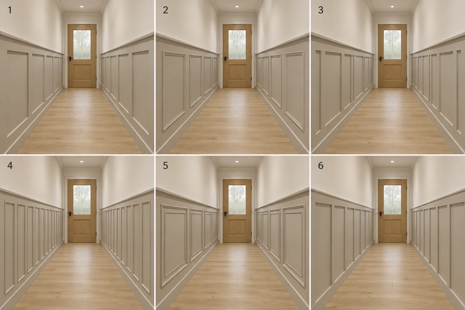 Hallway concepts decorative layout options