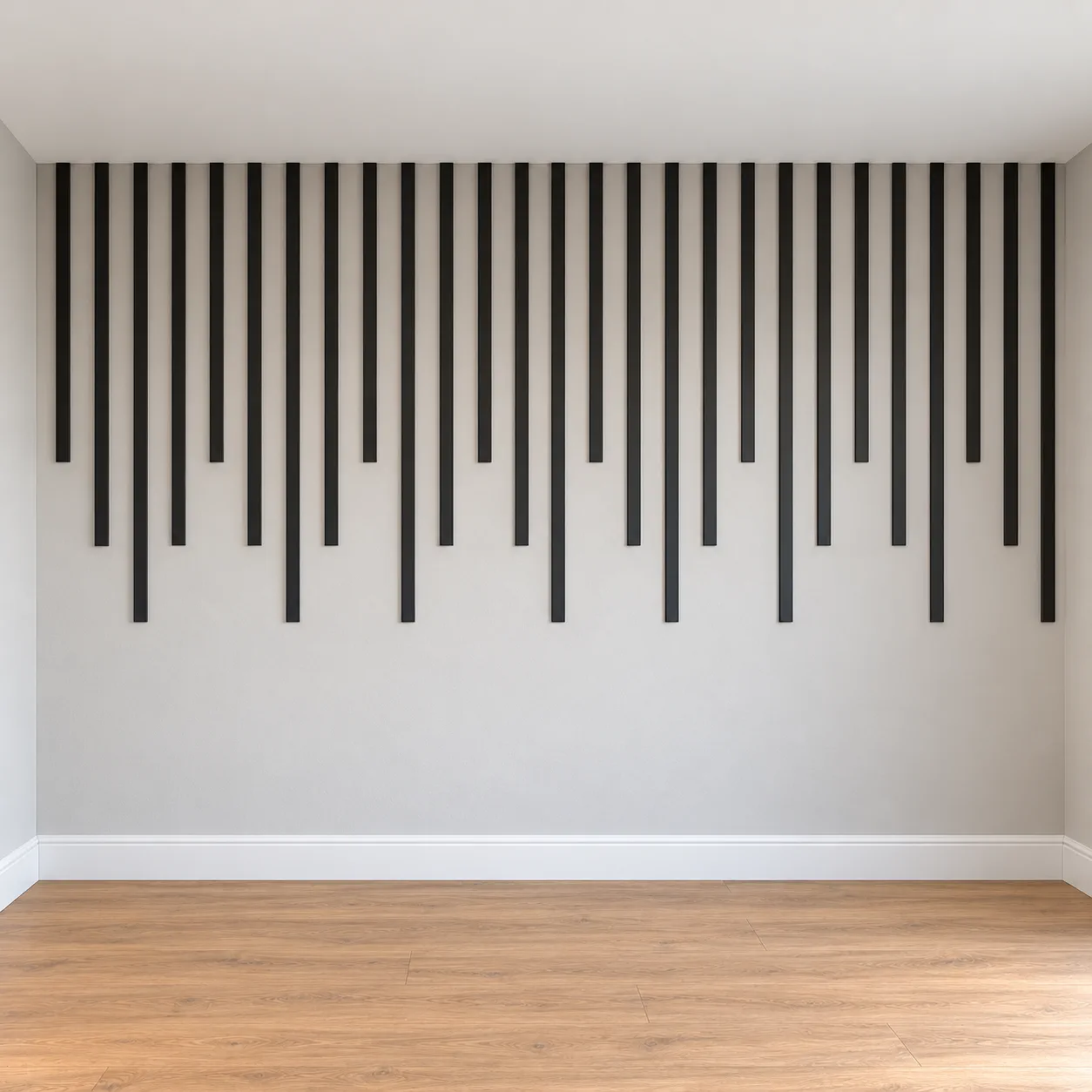 Vertical Rhythm Café Feature Wall